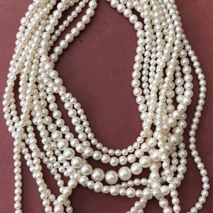 Multi Strand Pearl Necklace
